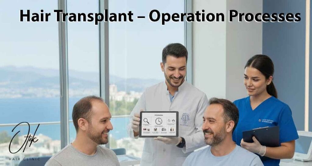 Hair Transplant – Operation Processes 4 Hair Transplant – Operation Processes 1