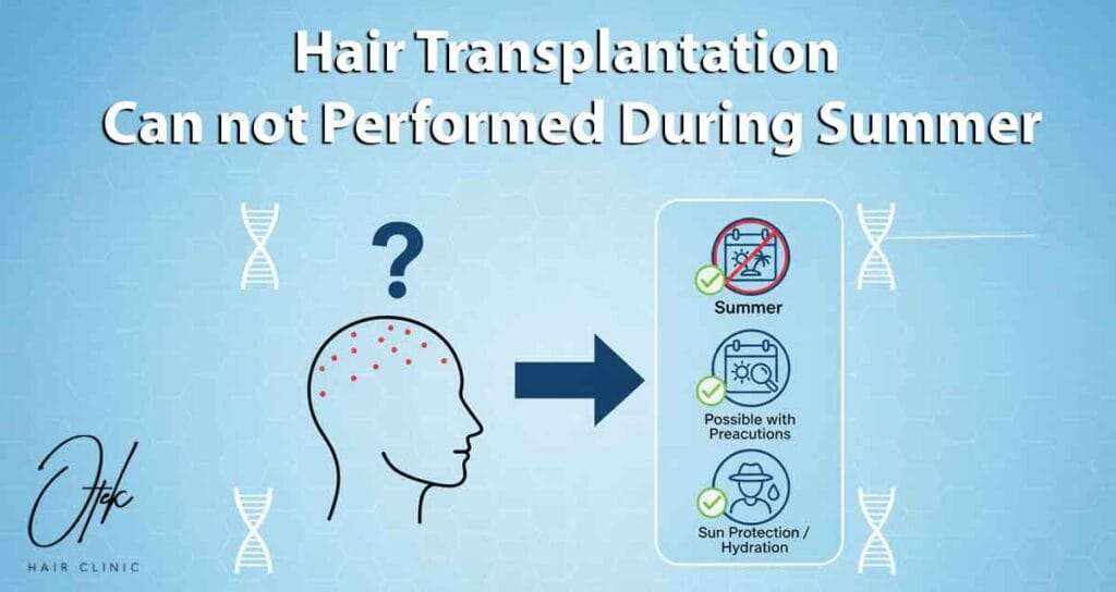 Hair Transplantation Cannot Performed During Summer 1