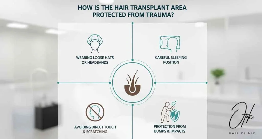 How is the Hair Transplant Area Protected from Trauma? 2 How is the Hair Transplant Area Protected from Trauma