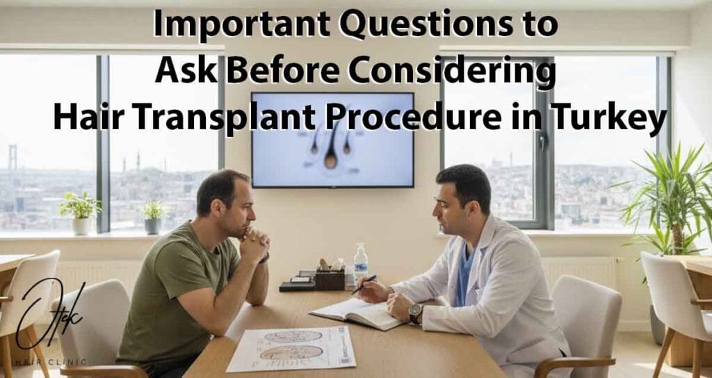 Important Questions to Ask Before Considering Hair Transplant Procedure in Turkey 1