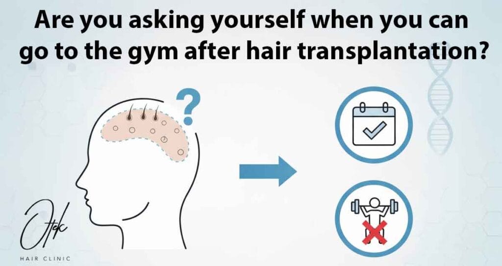 Are you asking yourself when you can go to the gym after hair transplantation 1