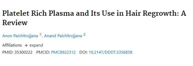 OTEK TriBoost® Protokol 7 Platelet Rich Plasma and Its Use in Hair Regrowth